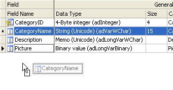 Custom field order by drag-and-drop